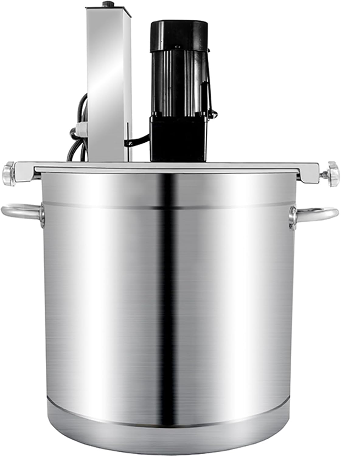 Elektrische Mischmaschine für den gewerblichen Gebrauch - 20L Automatischer Lebensmittelmixer mit 120W Leistung, 4-Klingen-Rührschaber, Ein-Knopf-Start, einstellbare Geschwindigkeit für Marmelade und