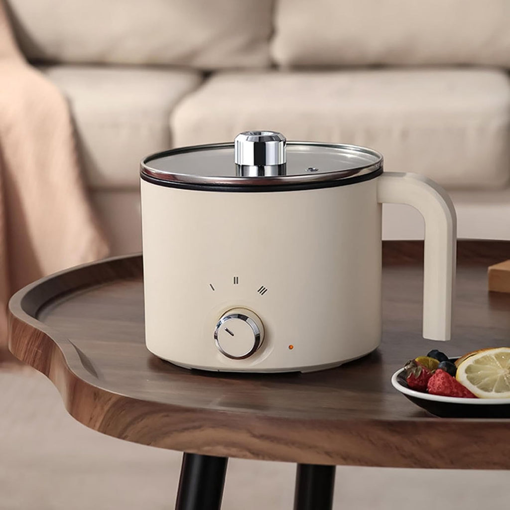 Electric Pot | 7,87 x 7,68 x 6,3 Zoll Overheat Protection Cookware | Electric Cooking Pot For Dorm - For College Students Teens Egg Pasta Soup Steak Oatmeal Apartment Dorm