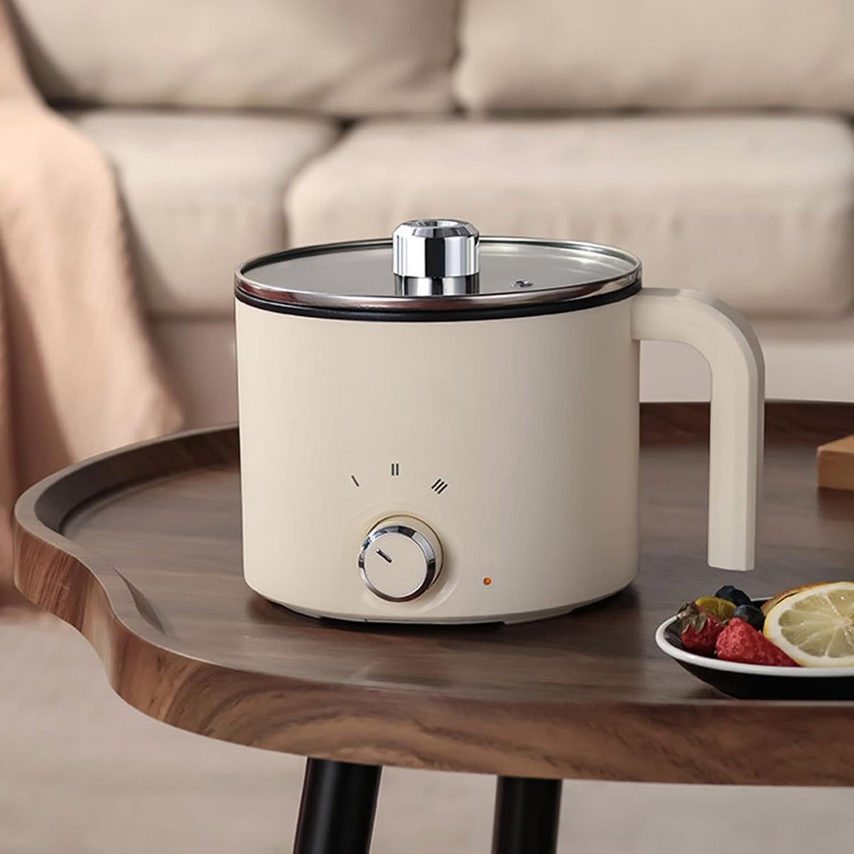 Electric Pot | 7,87 x 7,68 x 6,3 Zoll Overheat Protection Cookware | Electric Cooking Pot For Dorm - For College Students Teens Egg Pasta Soup Steak Oatmeal Apartment Dorm