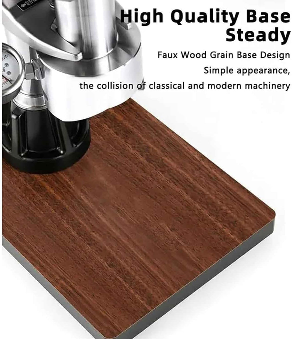 Manuelle Espressomaschine, tragbare Direkthlebel-Kaffeemaschine, Edelstahl, Handpresse, Brauer für Zuhause, Café, Büro