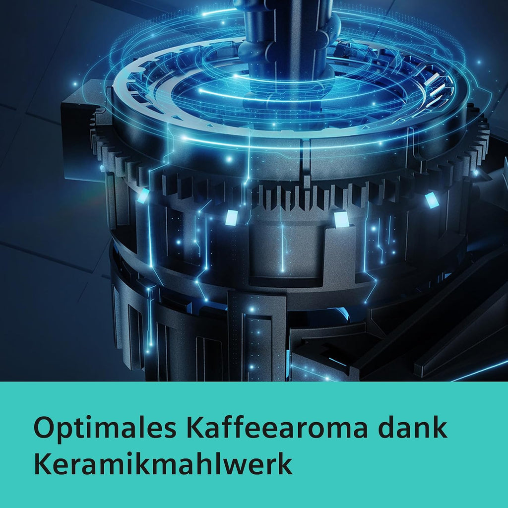 Siemens Kaffeevollautomat EQ6 plus s300, 11 Getränke, TE653501DE, Silber